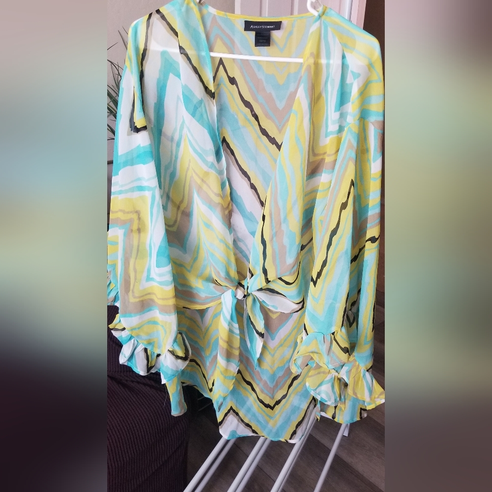 Ashley Stewart High low duster size 14/16